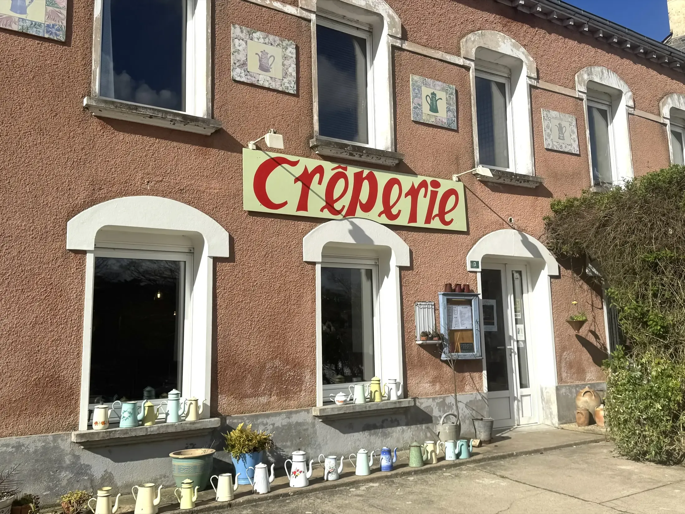 Façade de la Crêperie du Port à Guipry-Messac